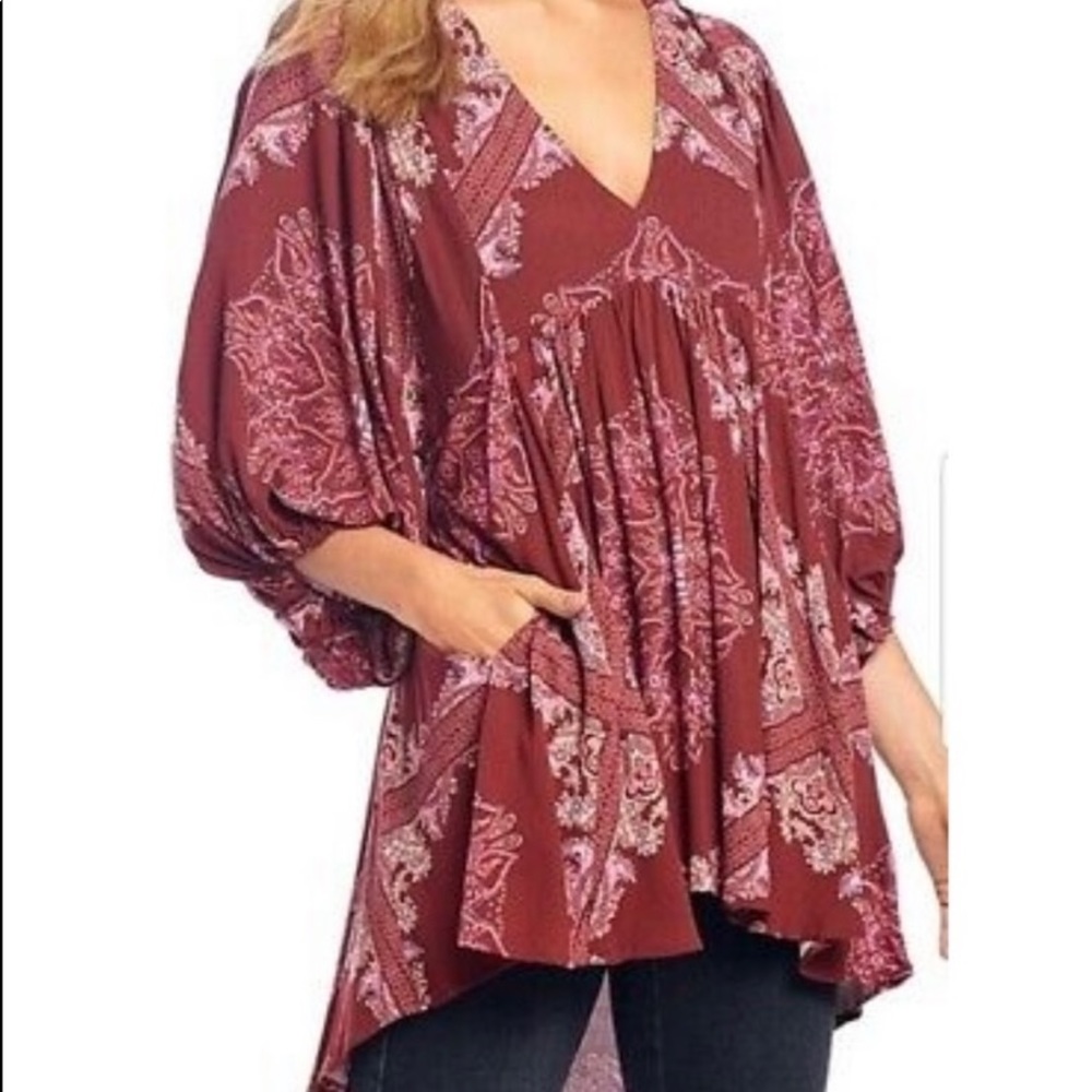 Free People Hi Lo Top